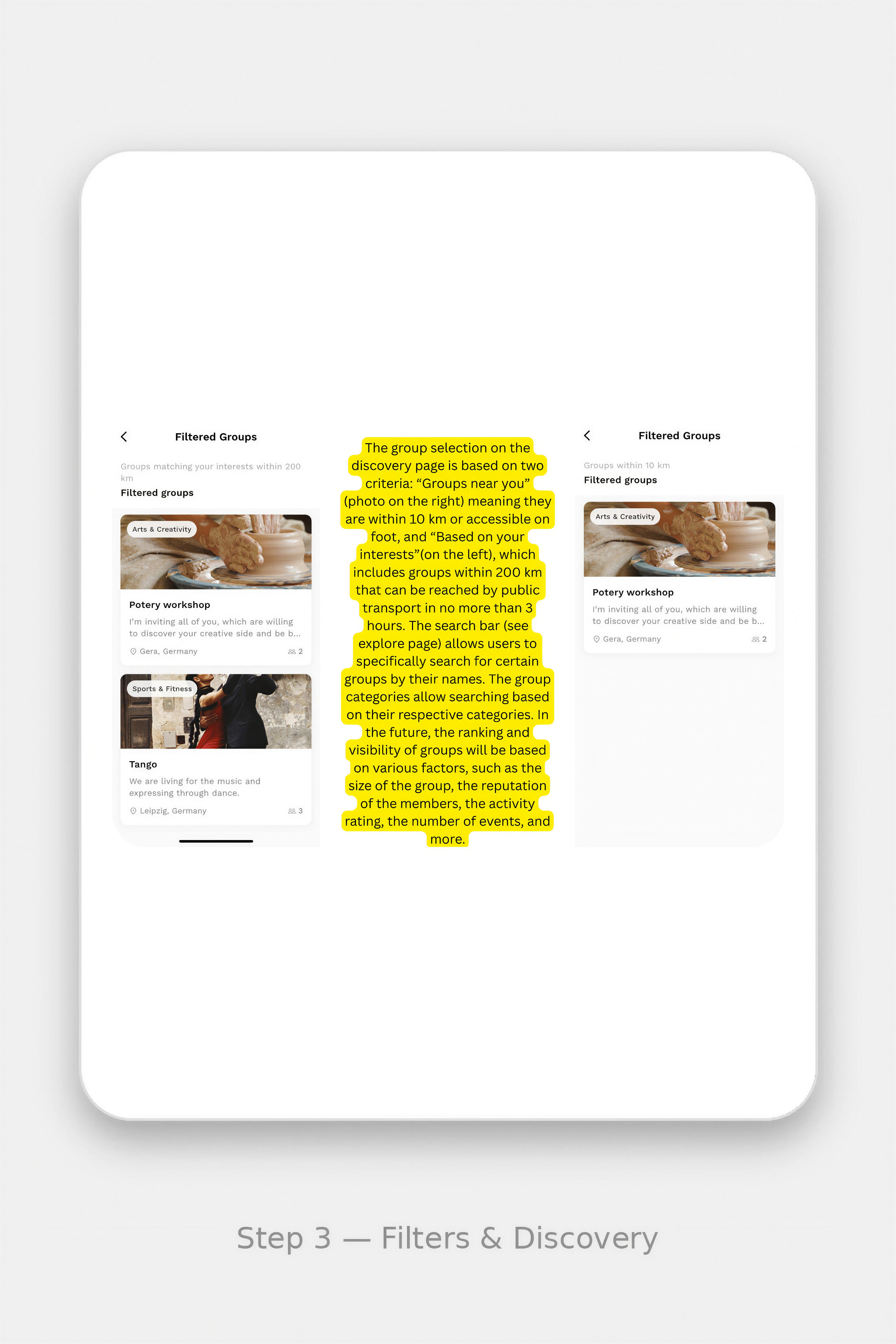 Hobby and interests groups logo for Interesso - unity, happiness and collaboration