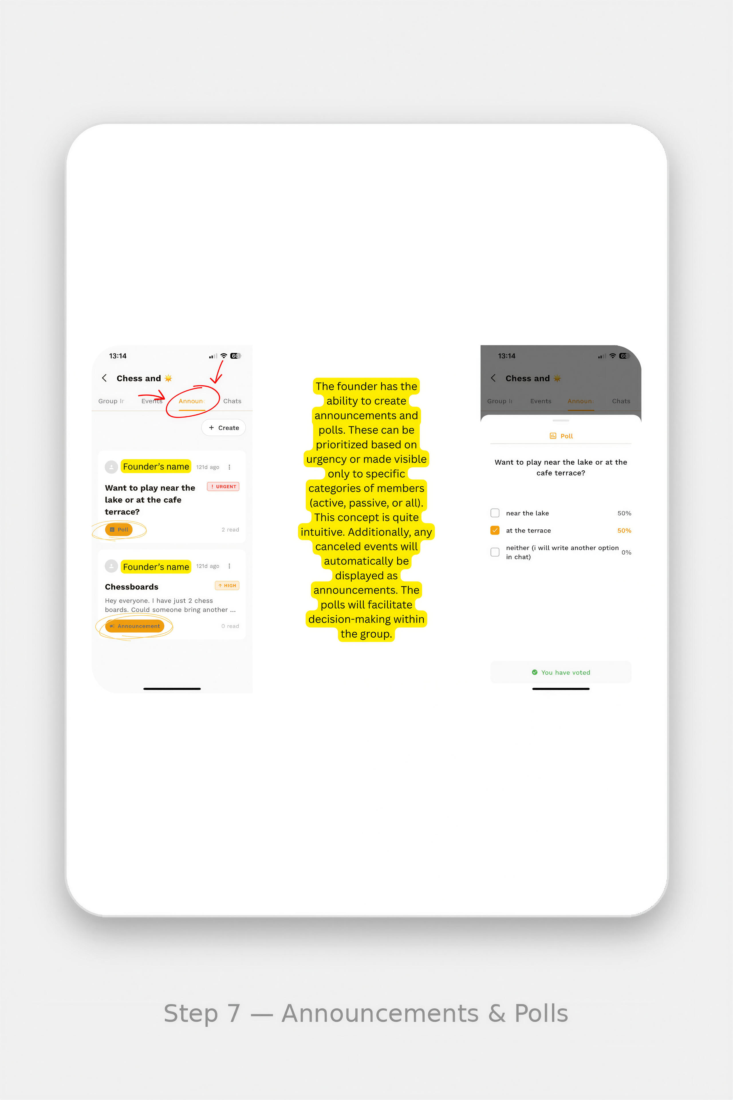 Hobby and interests groups logo for Interesso - unity, happiness and collaboration